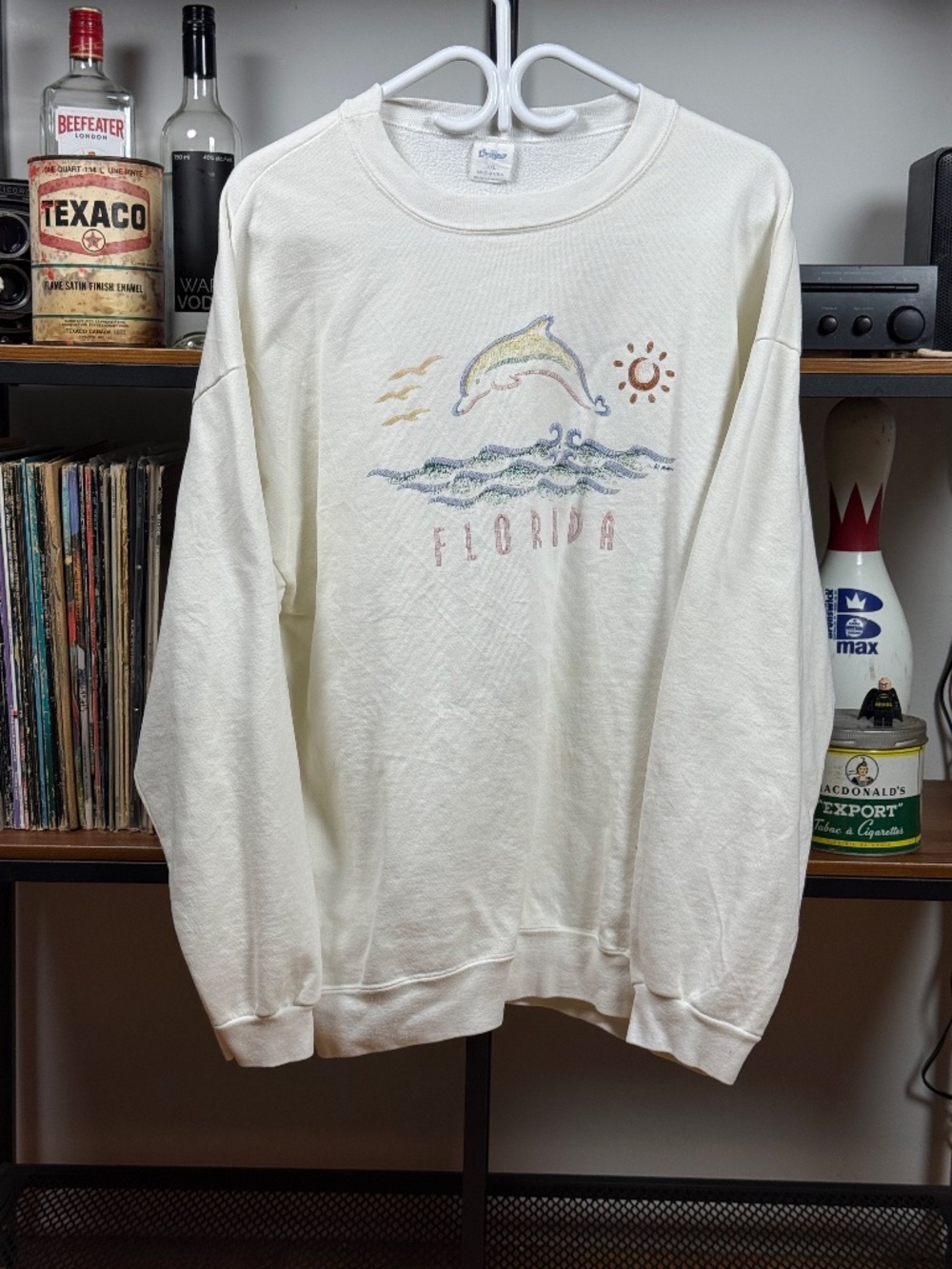 Vintage 80s 90s women  Florida crewneck sweater made in usa size XXL